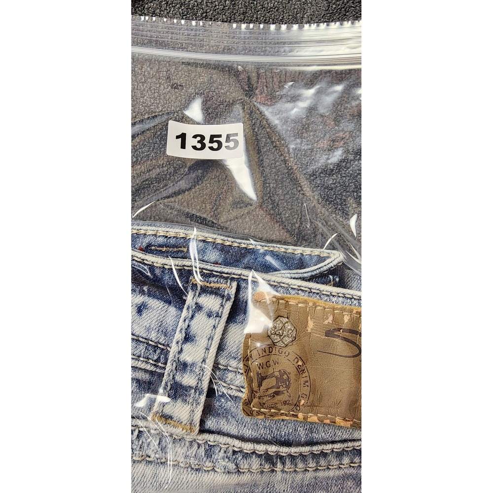 Silver Jeans Co Suki Mid Capri W30 L22.5 Light Wash Distressed Super Stretch - Picture 14 of 14